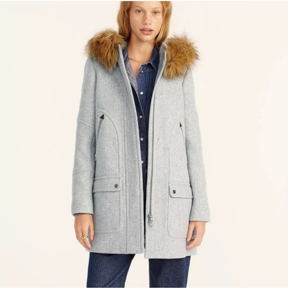 Jcrew Wool Parque Jacket - Size 4